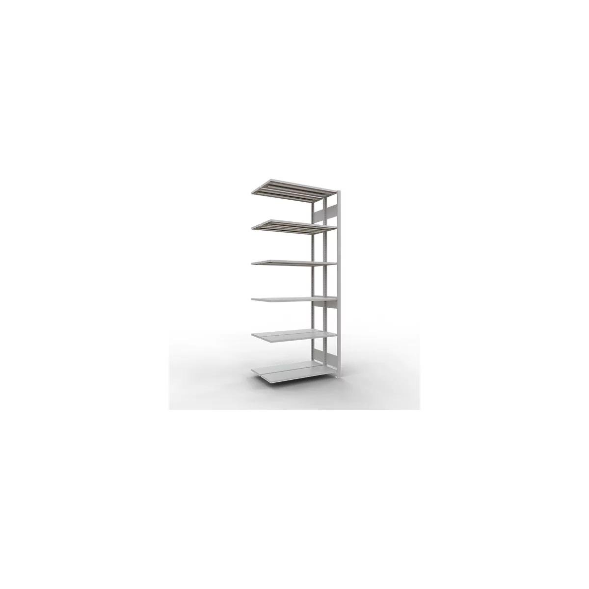 SCHULTE Lagertechnik - Rayonnage double emboîtable Modèle 150 - 2500x1000x2x300 mm 2x6 tablettes