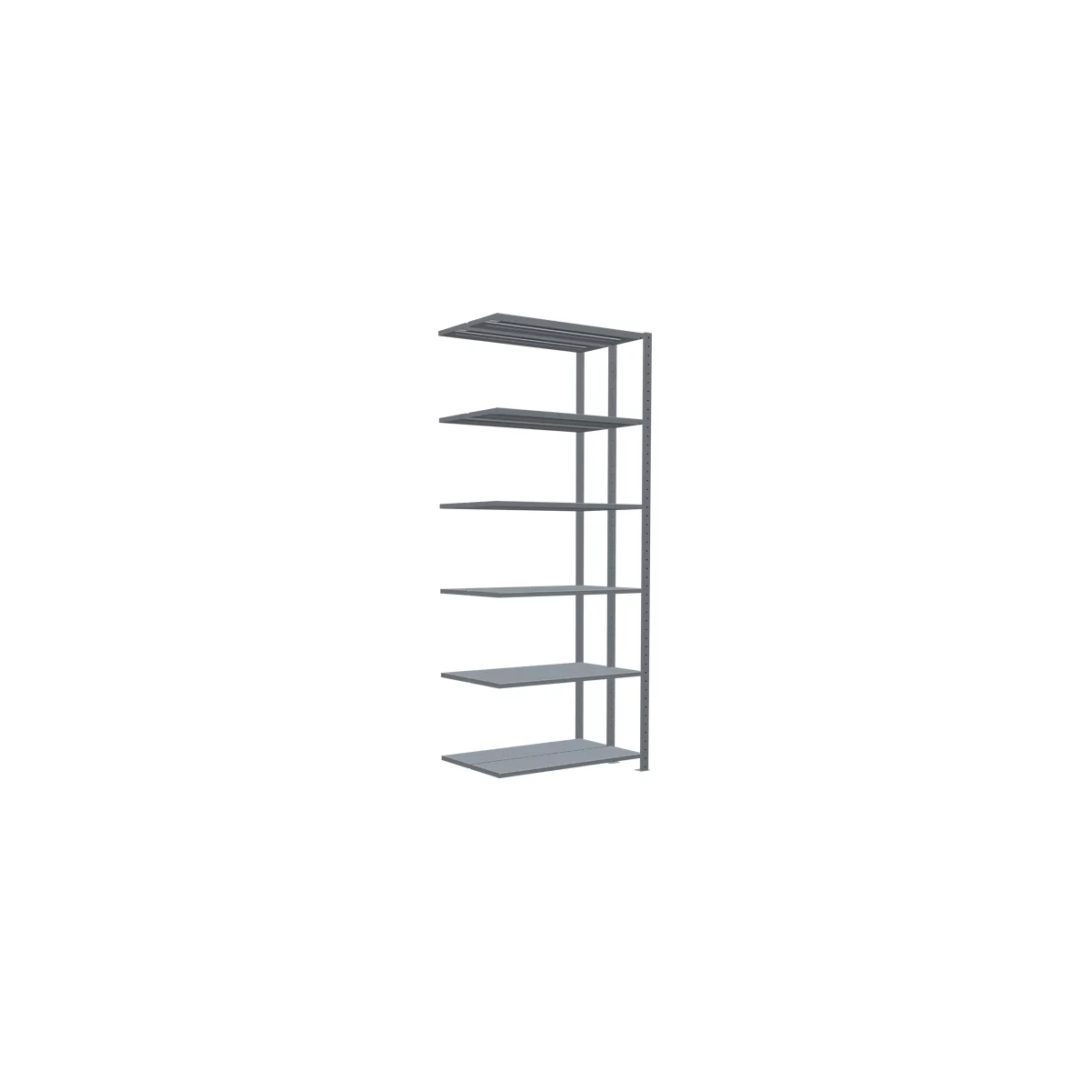SCHULTE Lagertechnik - Rayonnage double emboîtable Modèle 150 - 2500x1000x2x300 mm galv. 2x6 tablettes