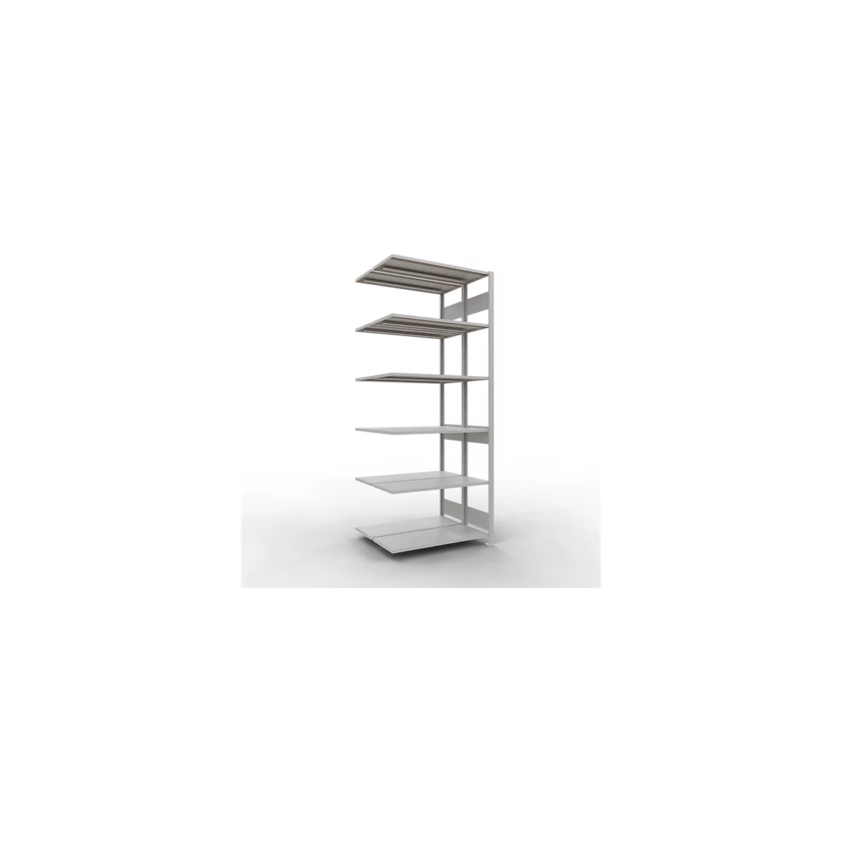 SCHULTE Lagertechnik - Rayonnage double emboîtable Modèle 150 - 2500x1000x2x400 mm 2x6 tablettes