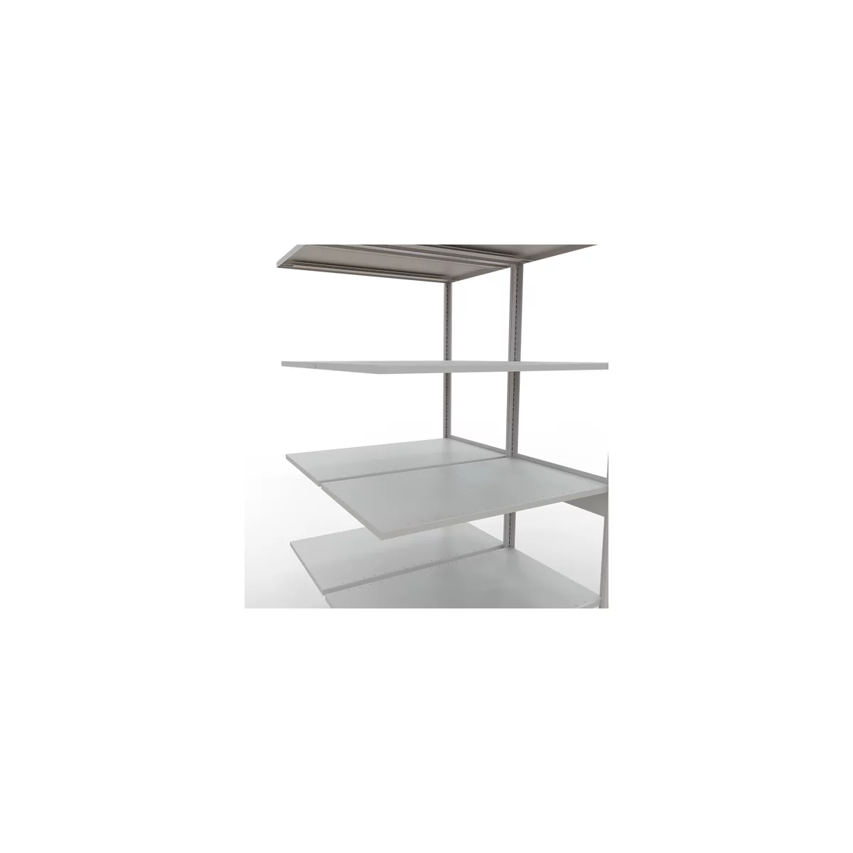 SCHULTE Lagertechnik - Rayonnage double emboîtable Modèle 150 - 2500x1000x2x600 mm 2x6 tablettes