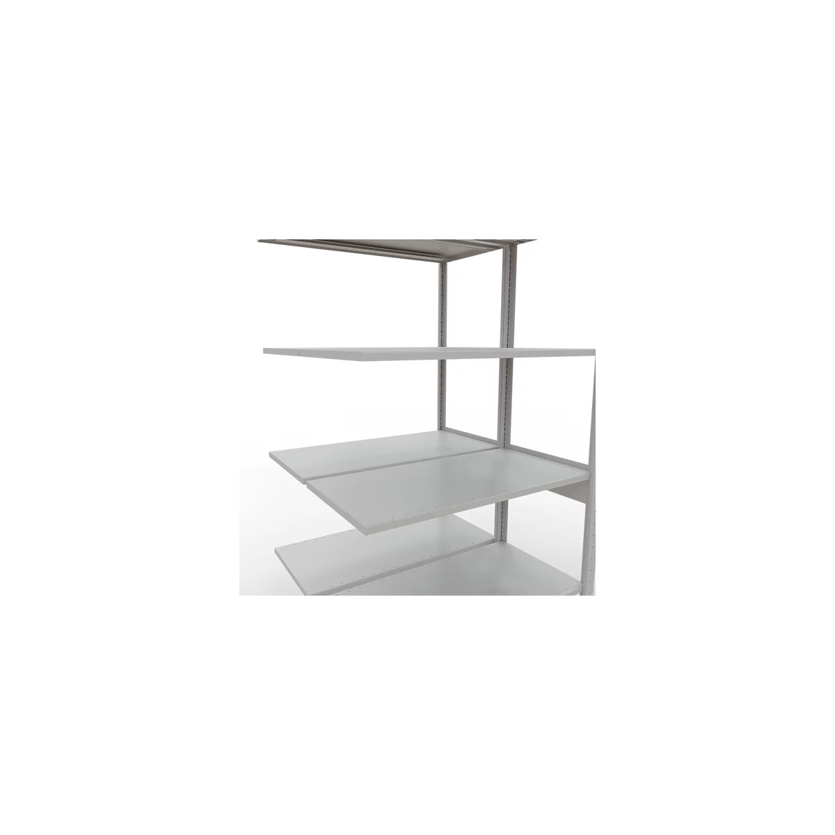 SCHULTE Lagertechnik - Rayonnage double emboîtable Modèle 150 - 2500x1000x500 mm, 2x6 tablettes