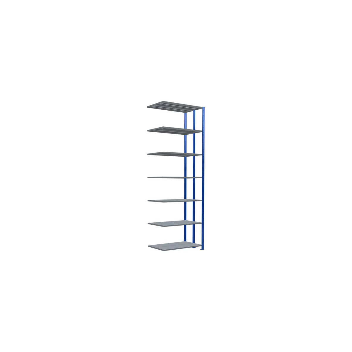 SCHULTE Lagertechnik - Rayonnage double emboîtable Modèle 150 - 3000x1000x2x300 mm 2x7 tablettes