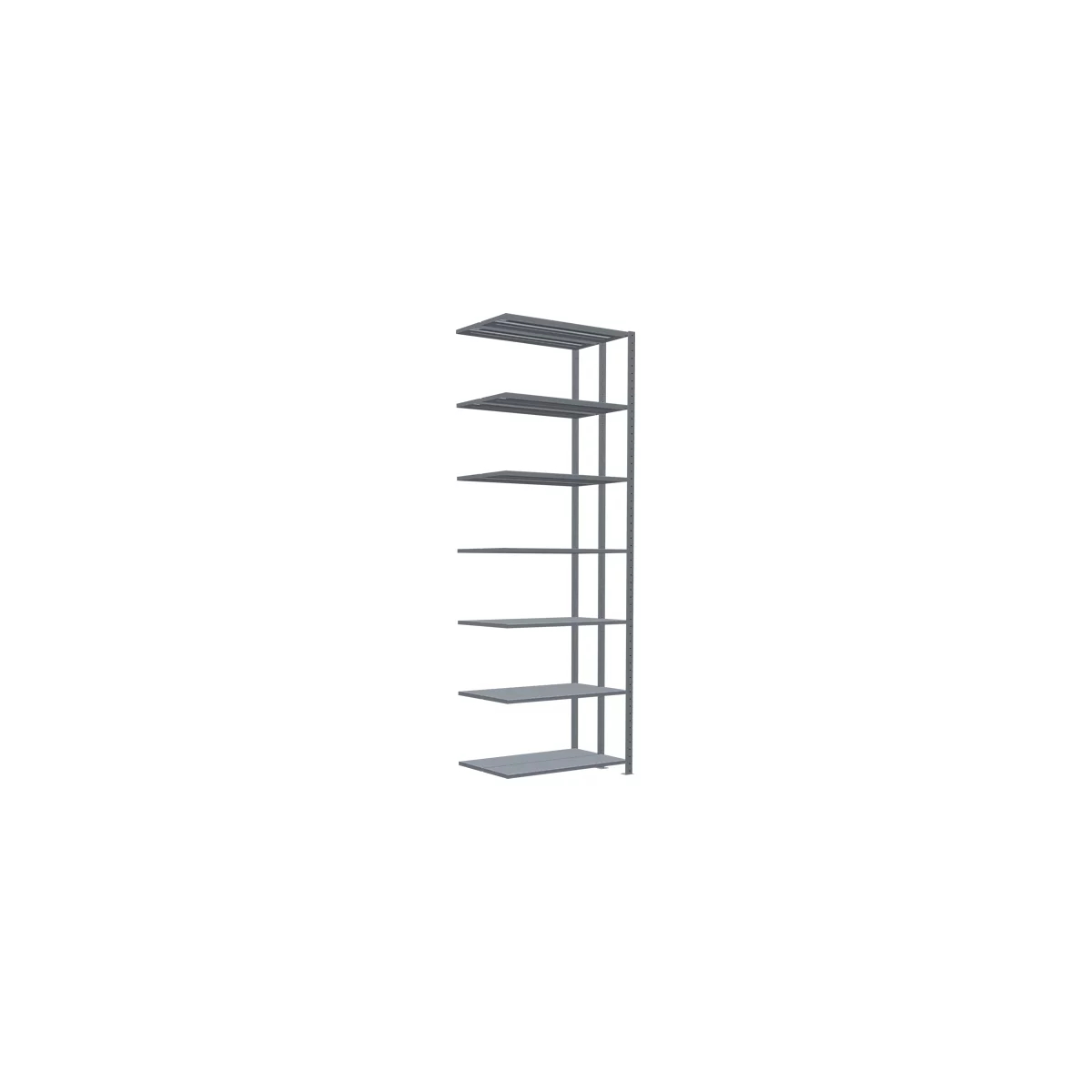 SCHULTE Lagertechnik - Rayonnage double emboîtable Modèle 150 - 3000x1000x2x300 mm galv. 2x7 tablettes