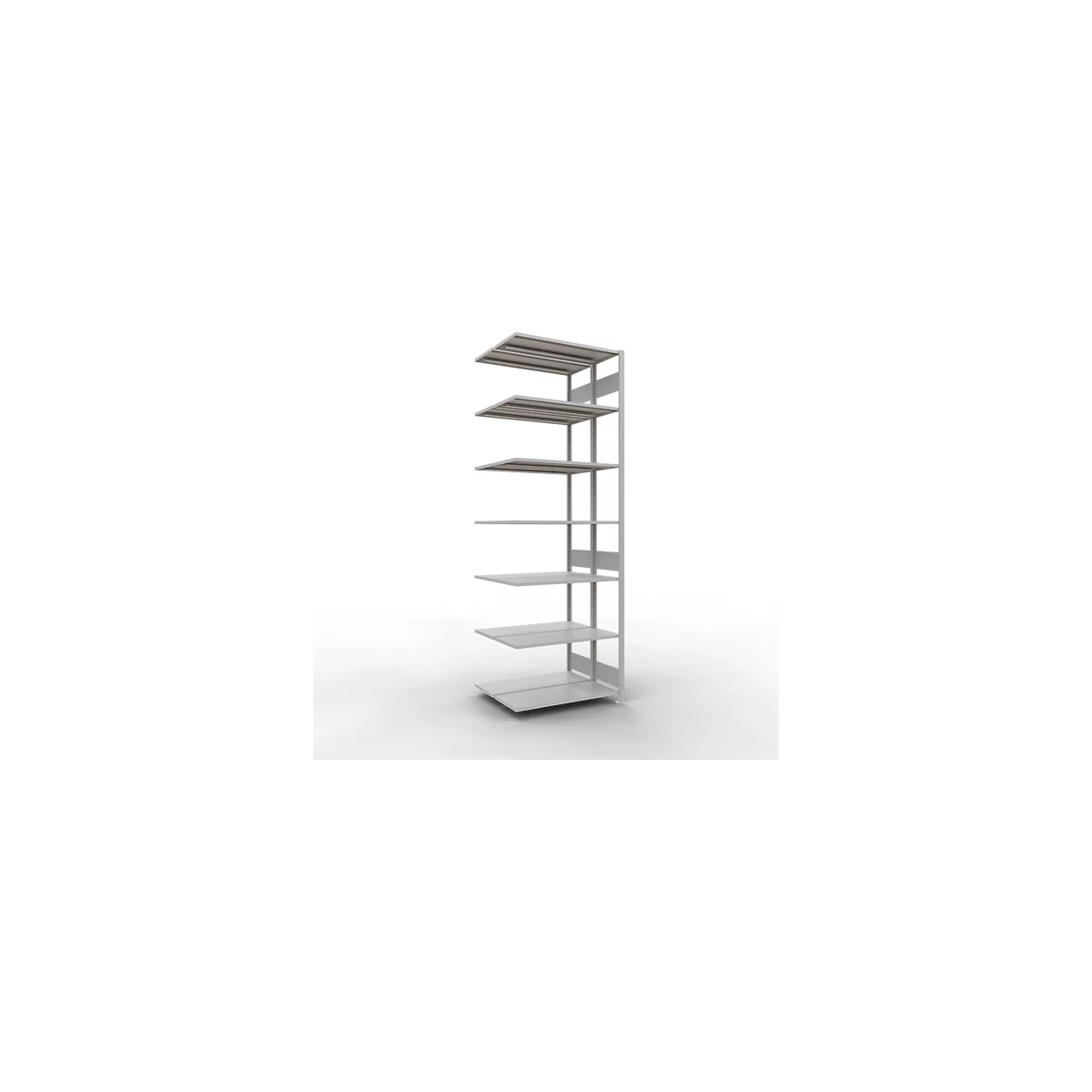 SCHULTE Lagertechnik - Rayonnage double emboîtable Modèle 150 - 3000x1000x2x400 mm 2x7 tablettes