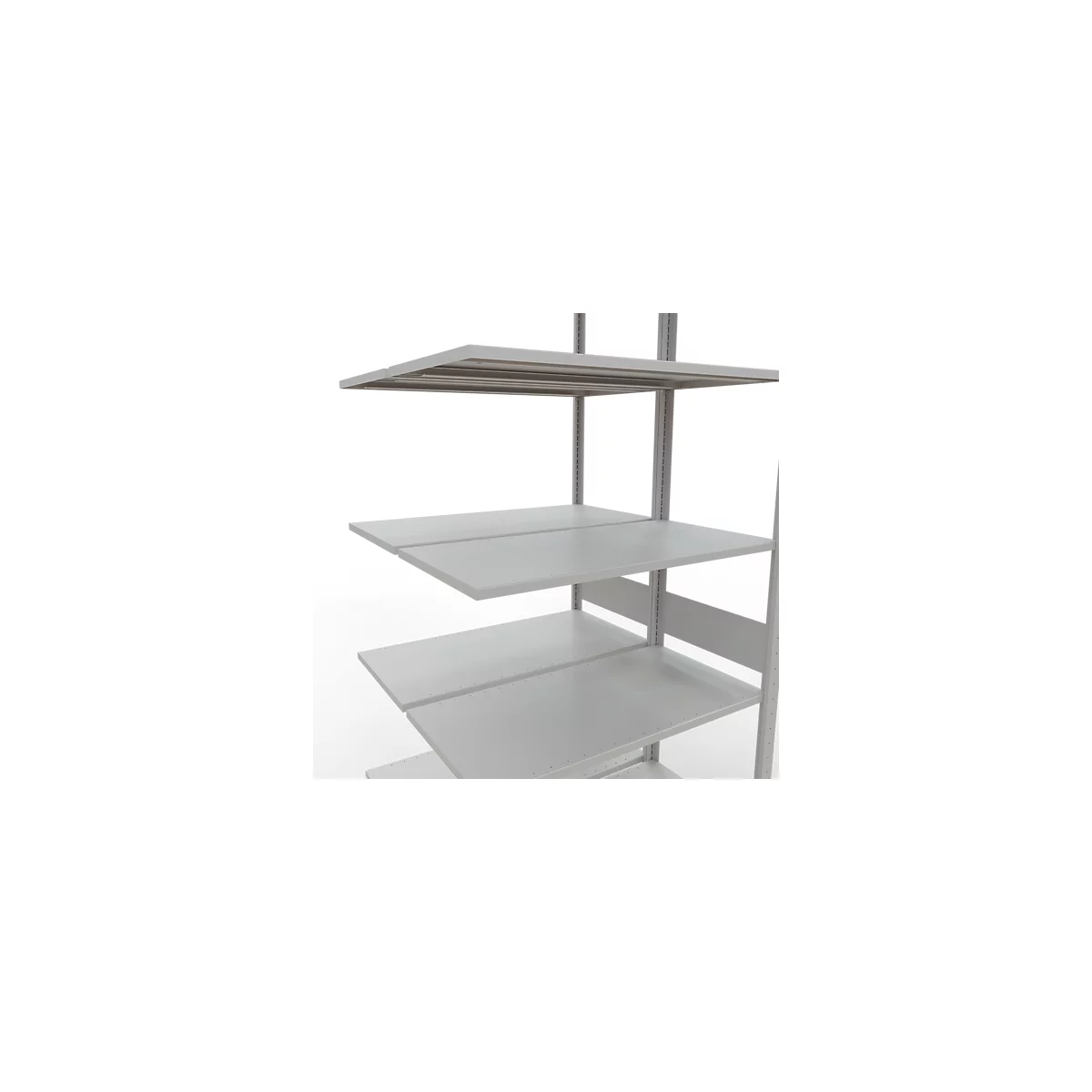 SCHULTE Lagertechnik - Rayonnage double emboîtable Modèle 150 - 3000x1000x2x500 mm 2x7 tablettes