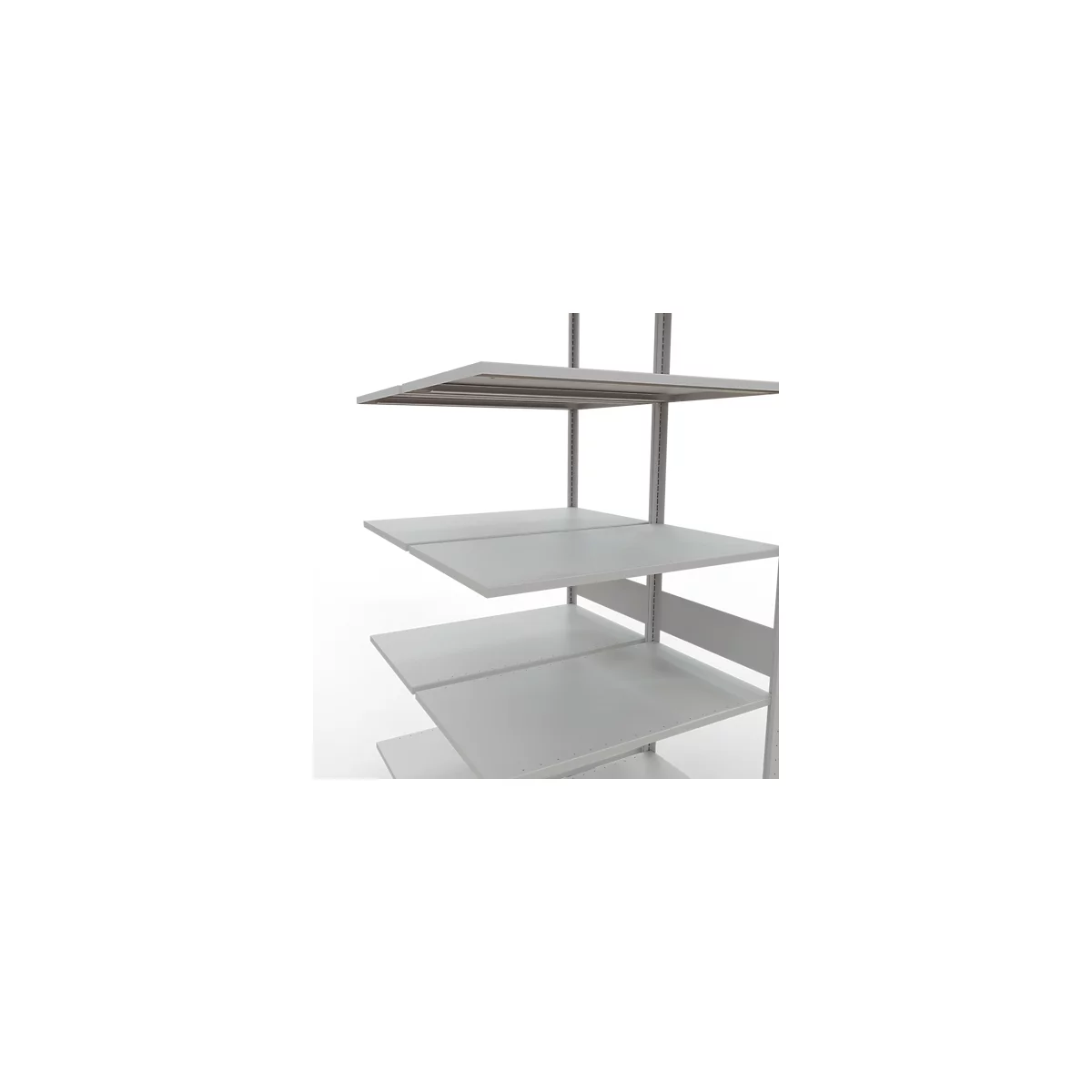 SCHULTE Lagertechnik - Rayonnage double emboîtable Modèle 150 - 3000x1000x2x600 mm 2x7 tablettes