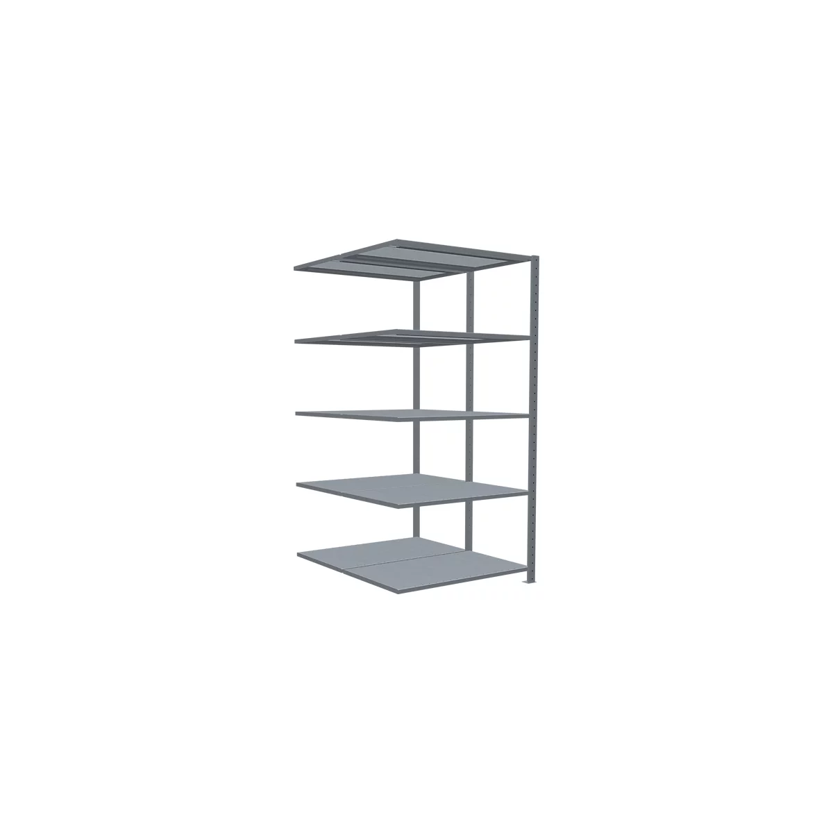 SCHULTE Lagertechnik - Rayonnage double emboîtable type 150 - 2000x1000x2x600 mm,galv. 2x5 étagères