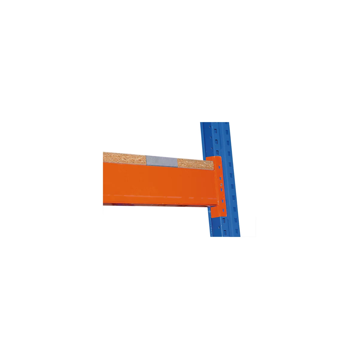 Schulte Lagertechnik spaanplaatniveau voor palletstellingen, dikte 38 mm, B 1350 x D 800 mm, voor staanderhoogte 50 mm, opgelegd, incl. centreerplaten