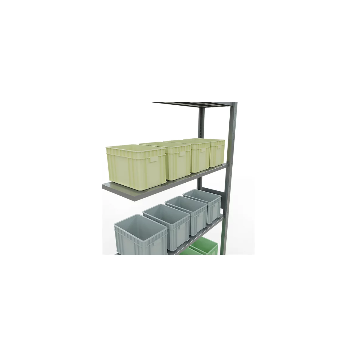 SCHULTE Lagertechnik - Stapelanker met lengtebout - 3000x1000x300 mm, type 150 kg