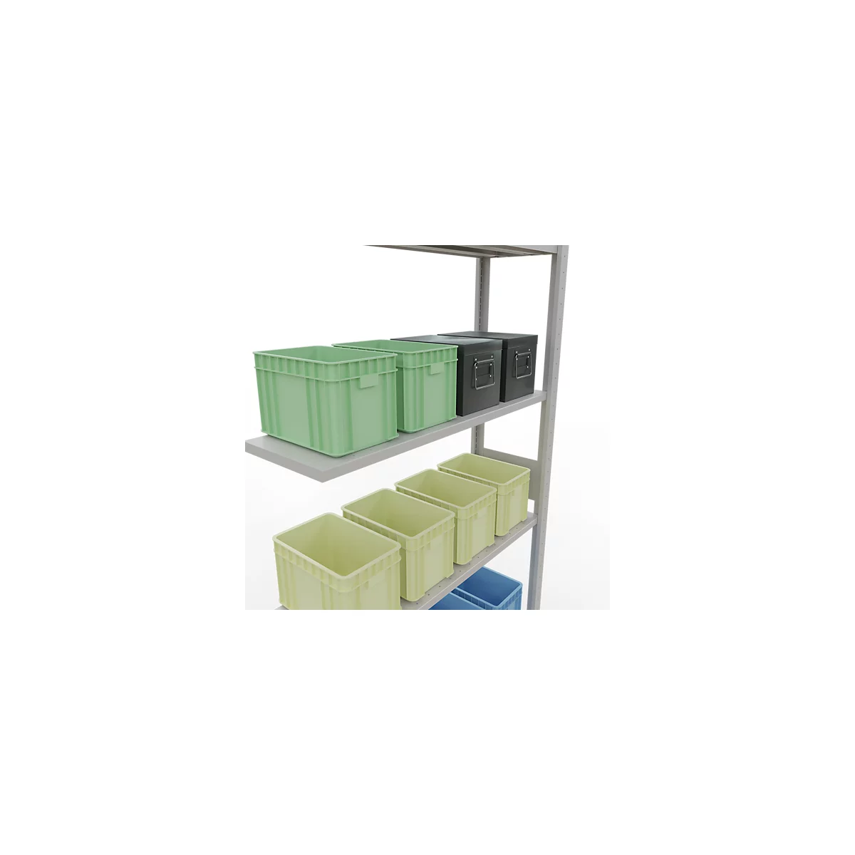 SCHULTE Lagertechnik - Stapelanker met lengtebout - 3000x1000x300 mm, type 150 kg