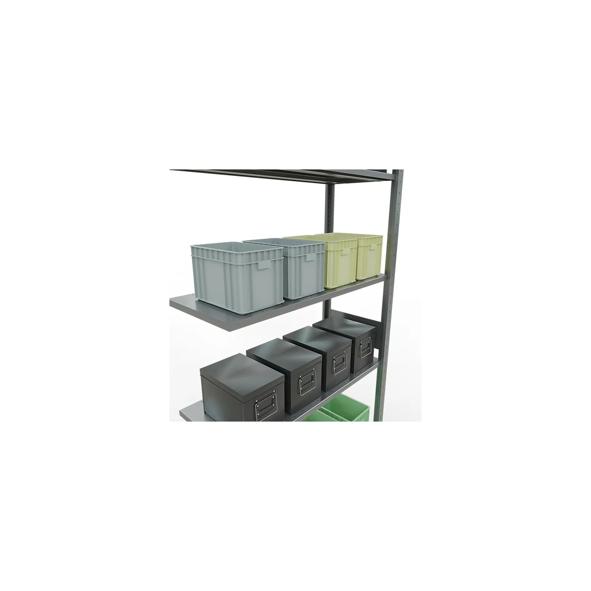 SCHULTE Lagertechnik - Stapelanker met lengtebout - 3000x1000x400 mm, type 150 kg