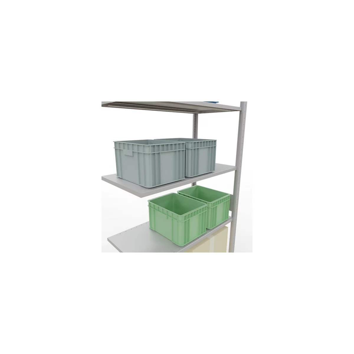 SCHULTE Lagertechnik - Stapelanker met lengtebout - 3000x1000x500 mm, type 150 kg