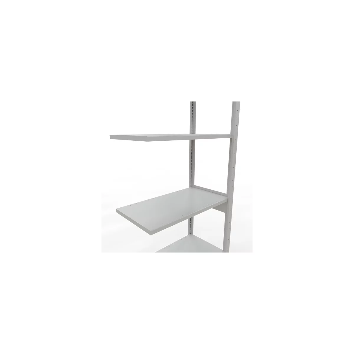 SCHULTE Lagertechnik - Stecks.Anbaur. mit Längenriegel - 2500x750x400 mm, Typ 150 kg
