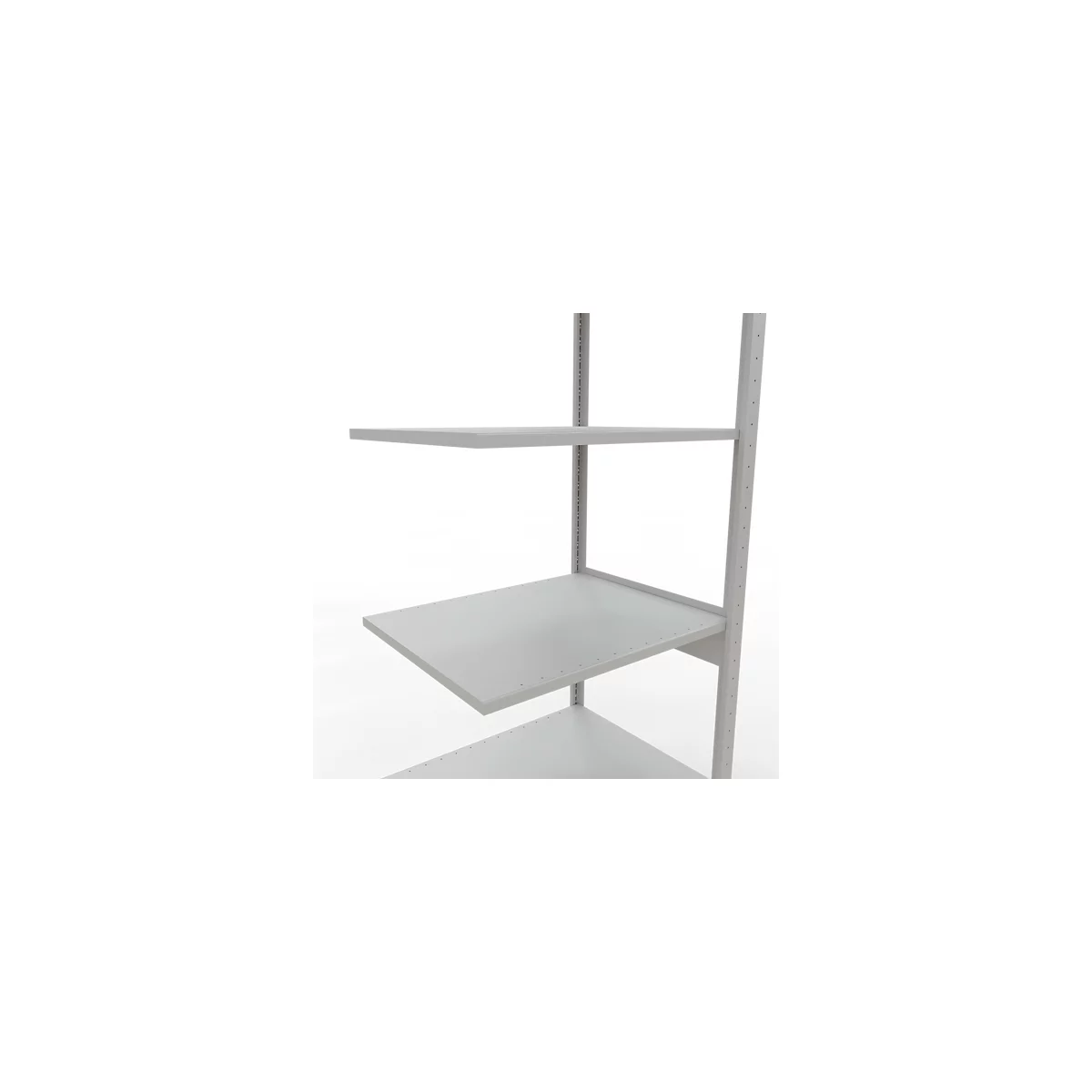 SCHULTE Lagertechnik - Stecks.Anbaur. mit Längenriegel - 2500x750x600 mm, Typ 150 kg