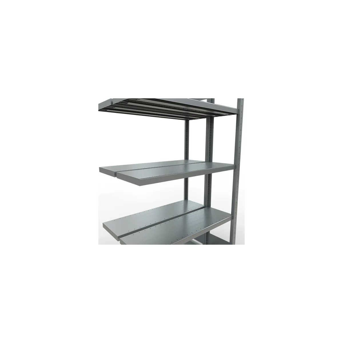 SCHULTE Lagertechnik - Stecks.Doppelanbaur. Typ 250 kg - 2000x1000x2x300 mm, 10 Böden