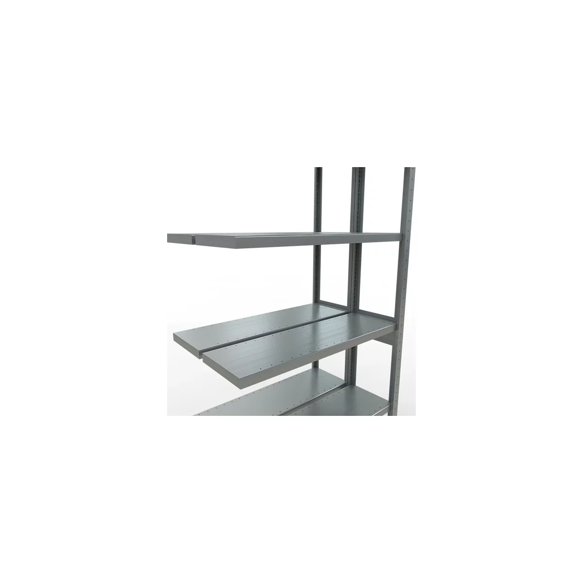 SCHULTE Lagertechnik - Stecks.Doppelanbaur. Typ 250 kg - 2500x1000x2x300 mm, 12 Böden