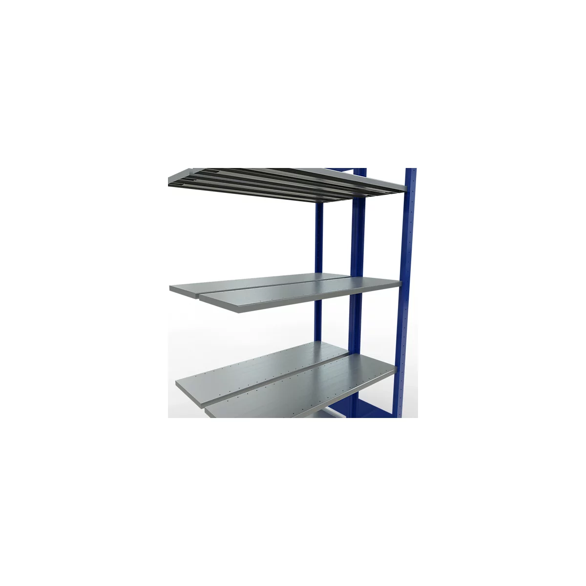 SCHULTE Lagertechnik - Stecks.Doppelanbauregal Typ 150 - 2000x1000x2x300 mm 2x5 Böden