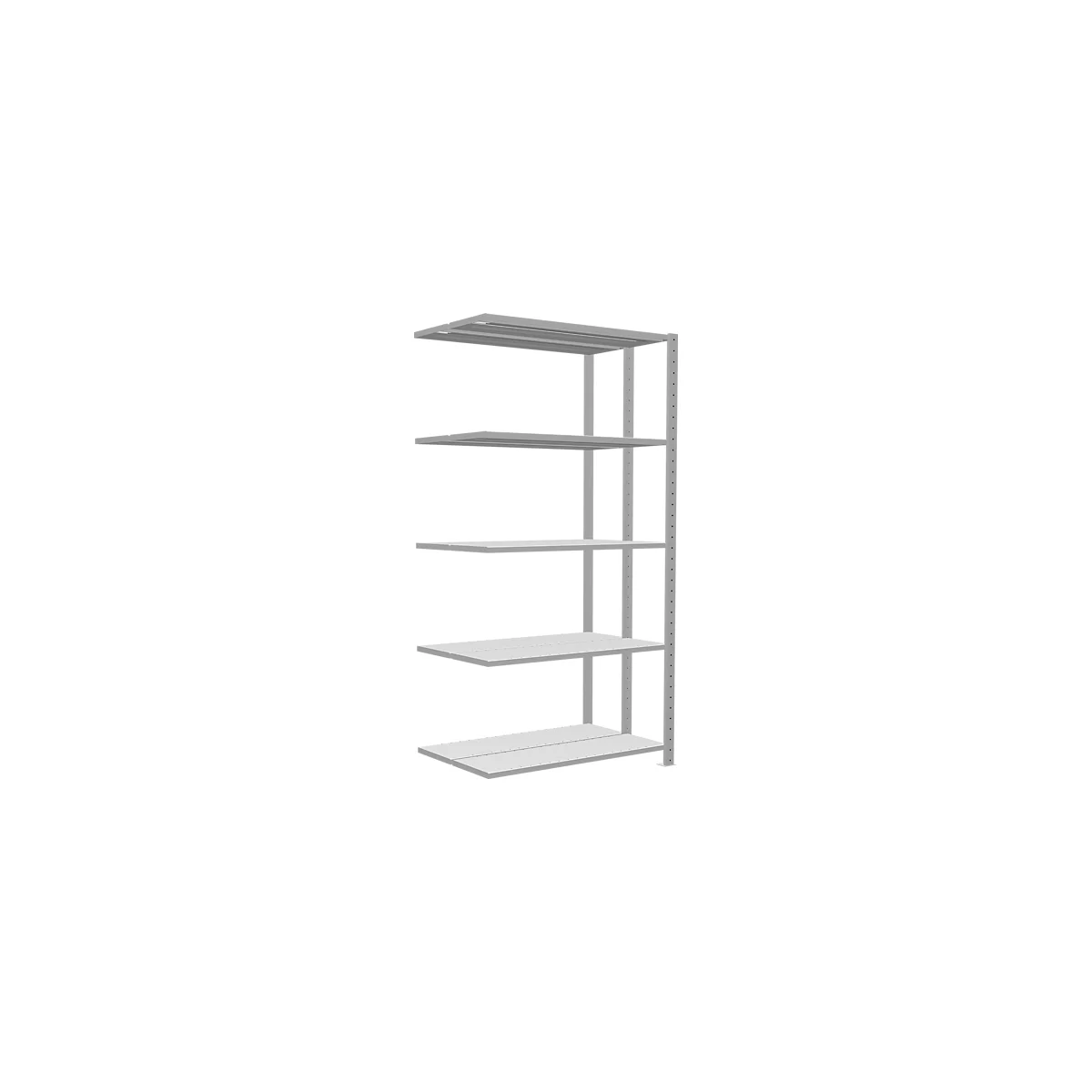 SCHULTE Lagertechnik - Stecks.Doppelanbauregal Typ 150 - 2000x1000x2x300 mm 2x5 Böden