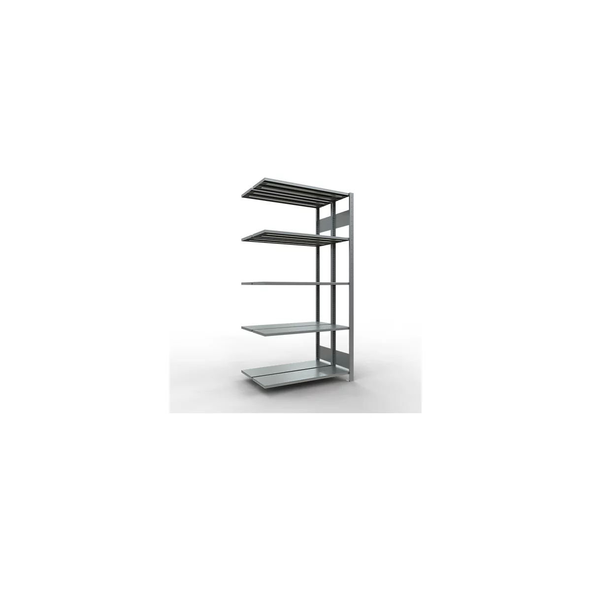 SCHULTE Lagertechnik - Stecks.Doppelanbauregal Typ 150 - 2000x1000x300 mm verz. 2x5 Böden
