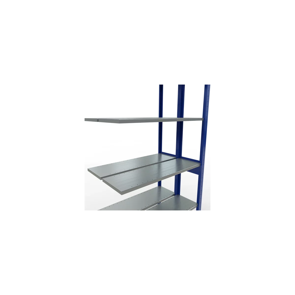 SCHULTE Lagertechnik - Stecks.Doppelanbauregal Typ 150 - 2500x1000x2x300 mm 2x6 Böden