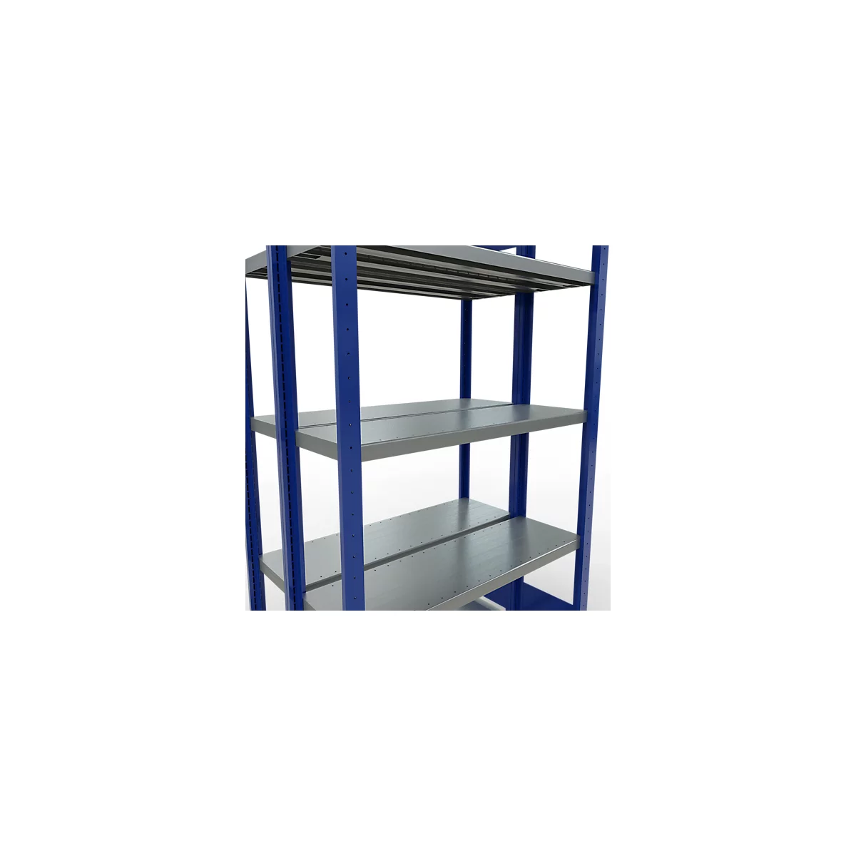 SCHULTE Lagertechnik - Stecks.Doppelgrundr. Typ 250 kg - 2000x1000x2x300 mm, 10 Böden