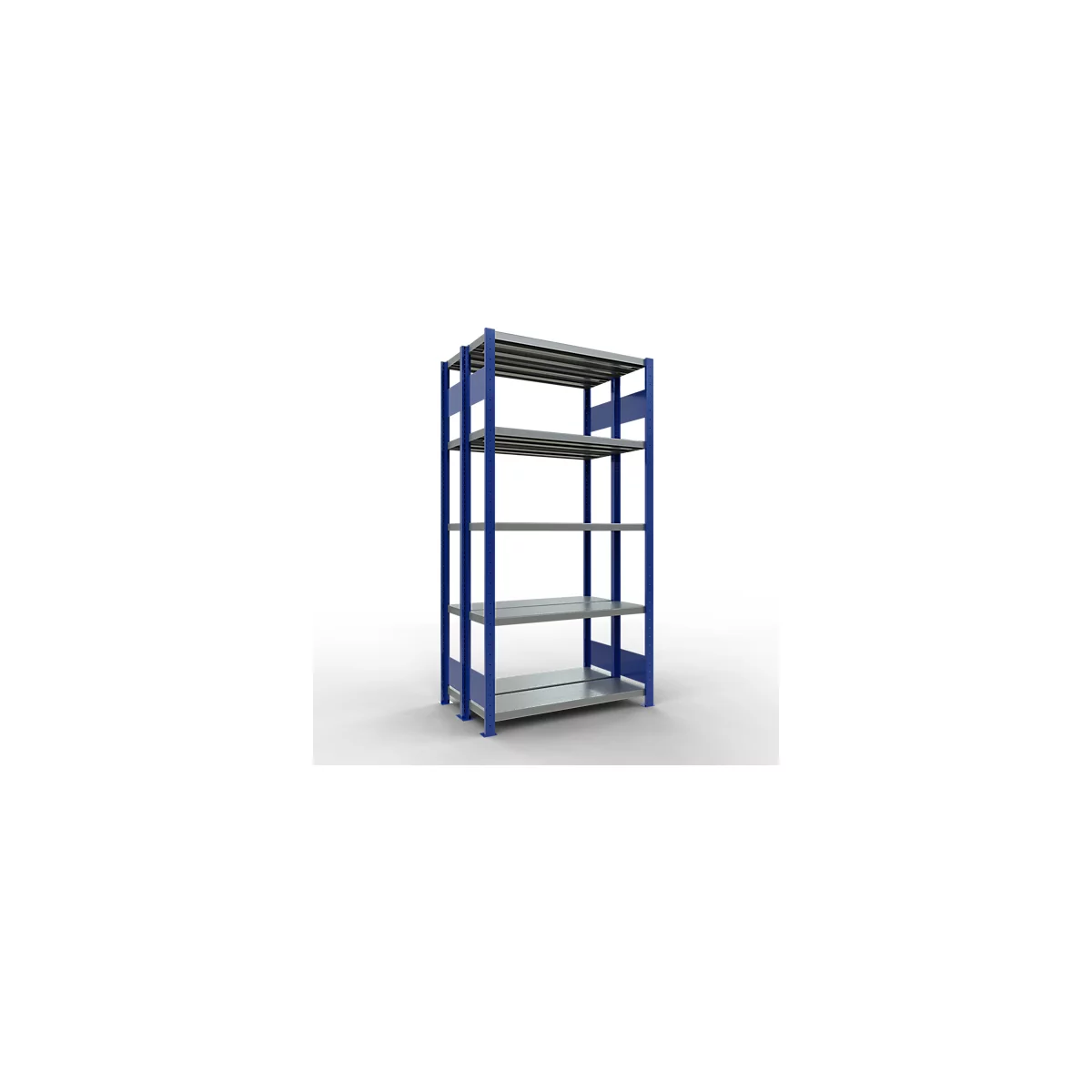SCHULTE Lagertechnik - Stecks.Doppelgrundr. Typ 250 kg - 2000x1000x2x300 mm, 10 Böden