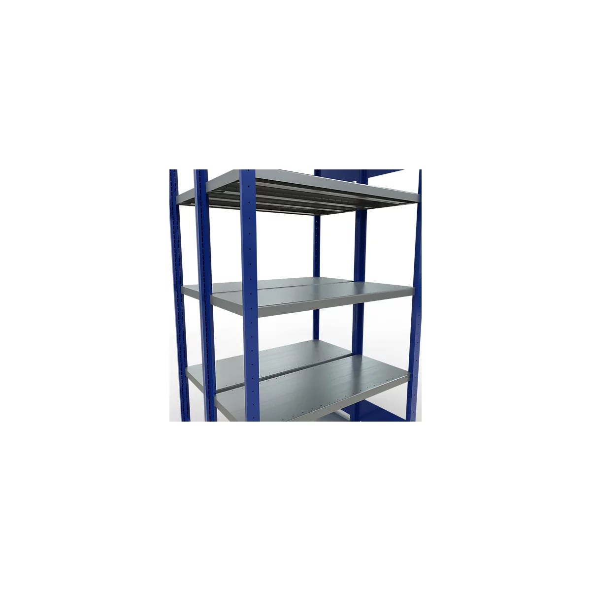 SCHULTE Lagertechnik - Stecks.Doppelgrundr. Typ 250 kg - 2000x1000x2x400 mm, 10 Böden