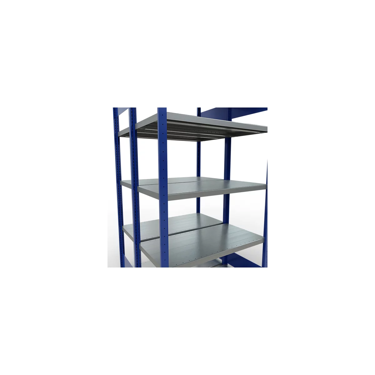 SCHULTE Lagertechnik - Stecks.Doppelgrundr. Typ 250 kg - 2000x1000x2x500 mm, 10 Böden