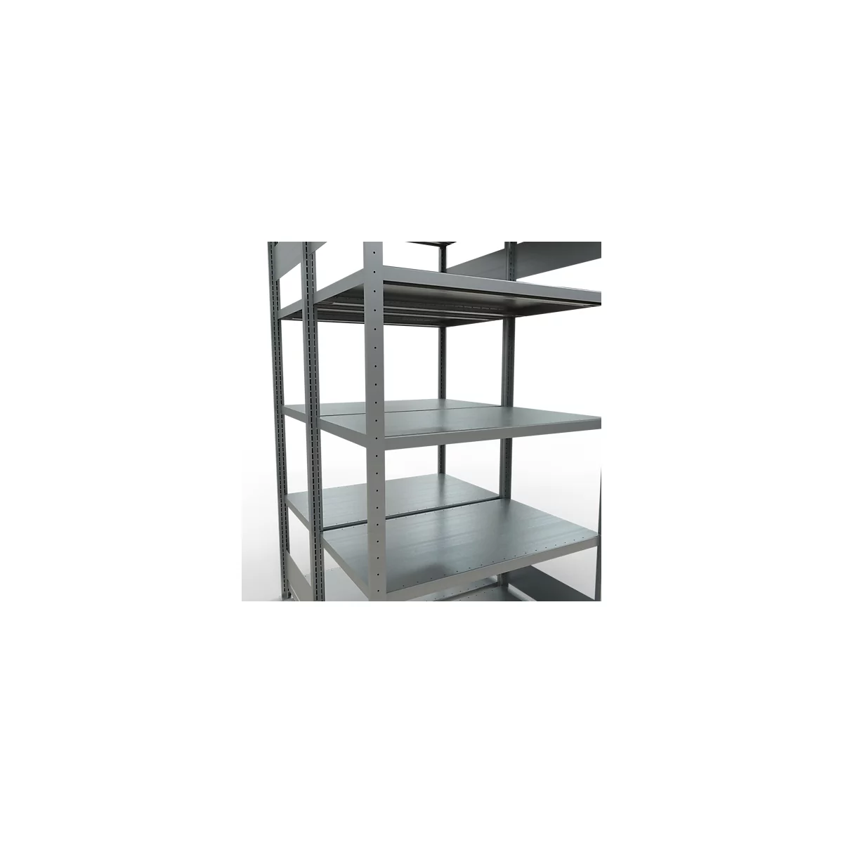 SCHULTE Lagertechnik - Stecks.Doppelgrundr. Typ 250 kg - 2000x1000x2x600 mm, 10 Böden