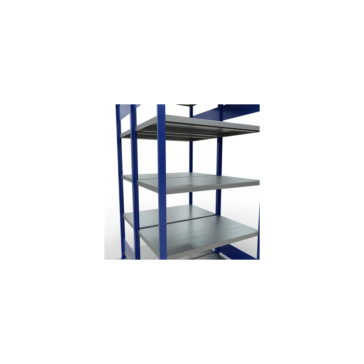 SCHULTE Lagertechnik - Stecks.Doppelgrundr. Typ 250 kg - 2000x1000x2x600 mm, 10 Böden