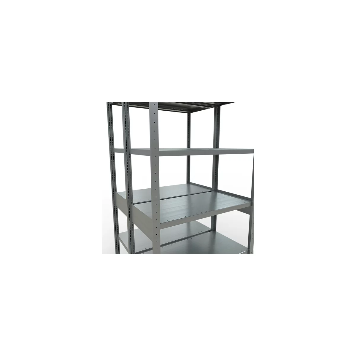 SCHULTE Lagertechnik - Stecks.Doppelgrundr. Typ 250 kg - 2500x1000x2x500 mm, 12 Böden