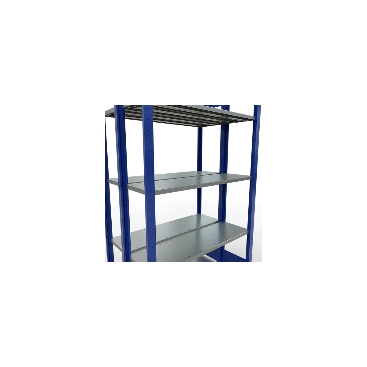 SCHULTE Lagertechnik - Stecks.Doppelgrundregal Typ 150 - 2000x1000x2x300 mm 2x5 Böden