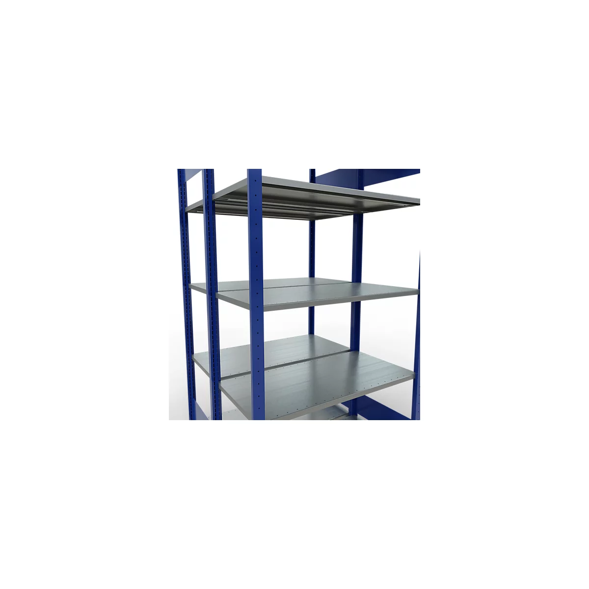 SCHULTE Lagertechnik - Stecks.Doppelgrundregal Typ 150 - 2000x1000x2x500 mm 2x5 Böden