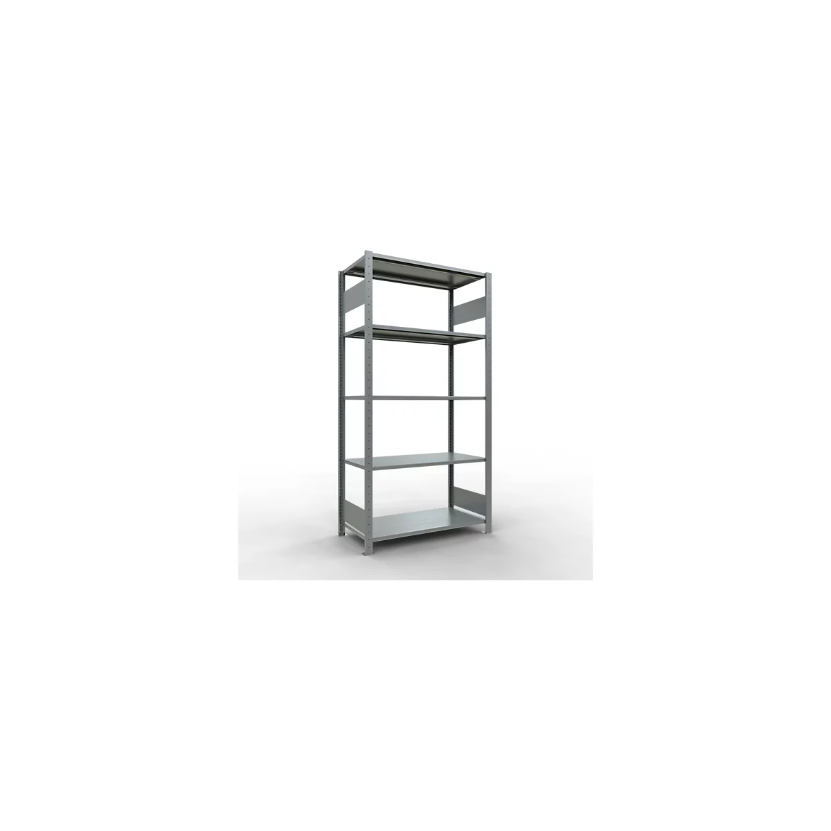 SCHULTE Lagertechnik - Stecks.Grundr.mit Längenriegel - 2000x1000x500 mm, Typ 150 kg