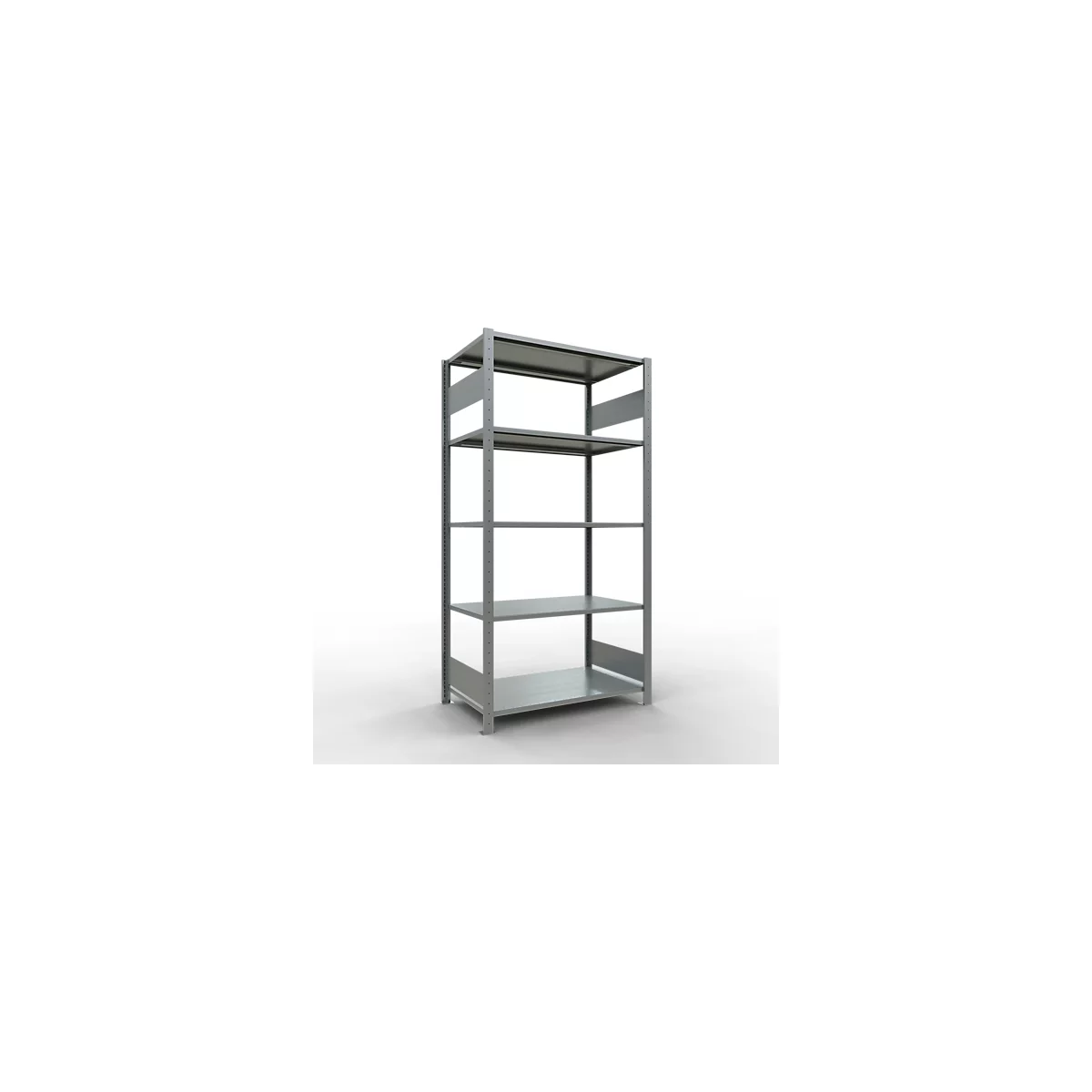 SCHULTE Lagertechnik - Stecks.Grundr.mit Längenriegel - 2000x1000x600 mm, Typ 150 kg