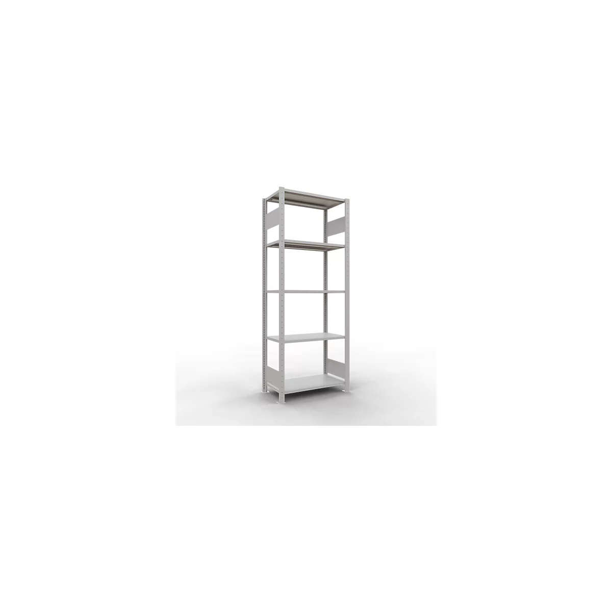 SCHULTE Lagertechnik - Stecks.Grundr. mit Längenriegel - 2000x750x400 mm, Typ 150 kg