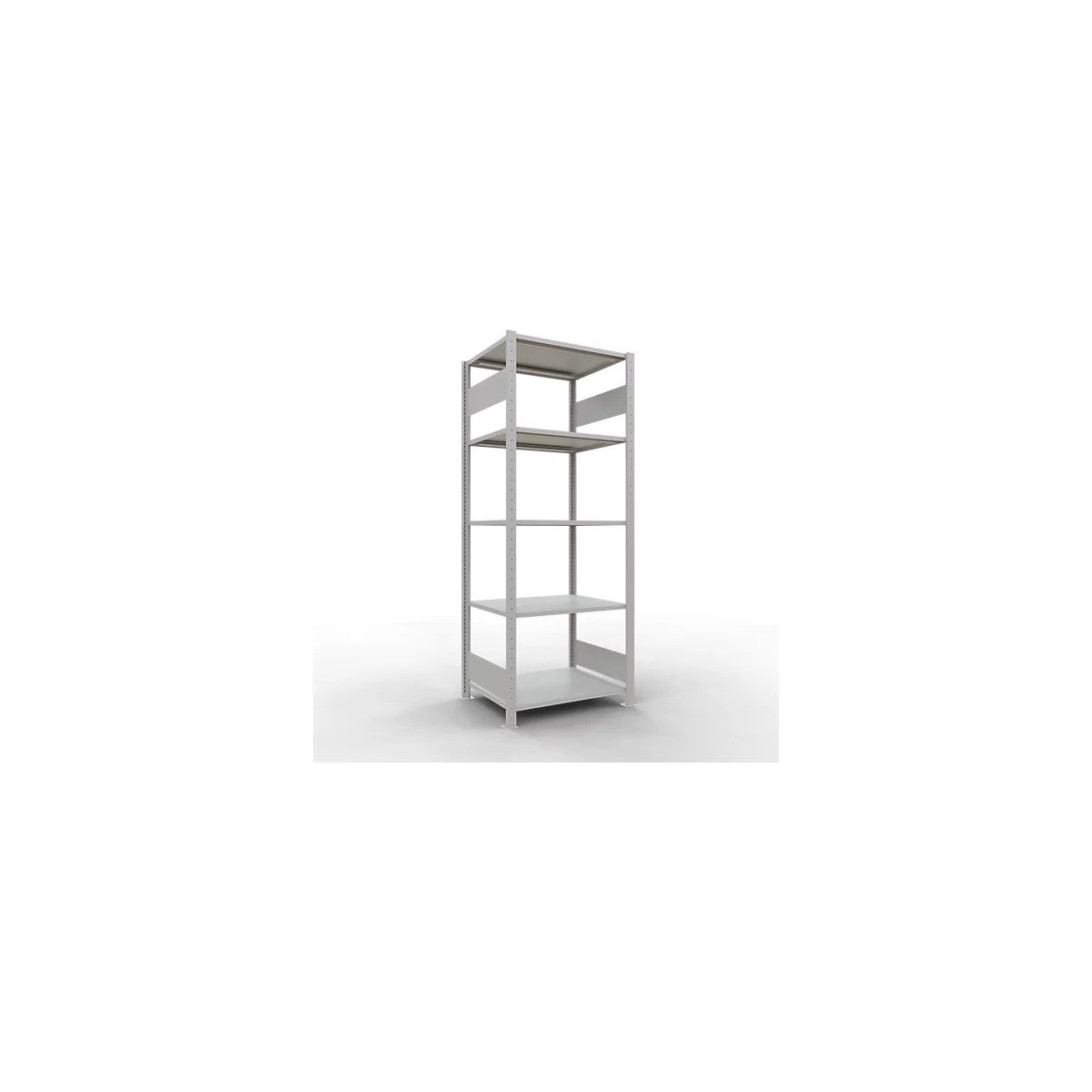 SCHULTE Lagertechnik - Stecks.Grundr. mit Längenriegel - 2000x750x600 mm, Typ 150 kg