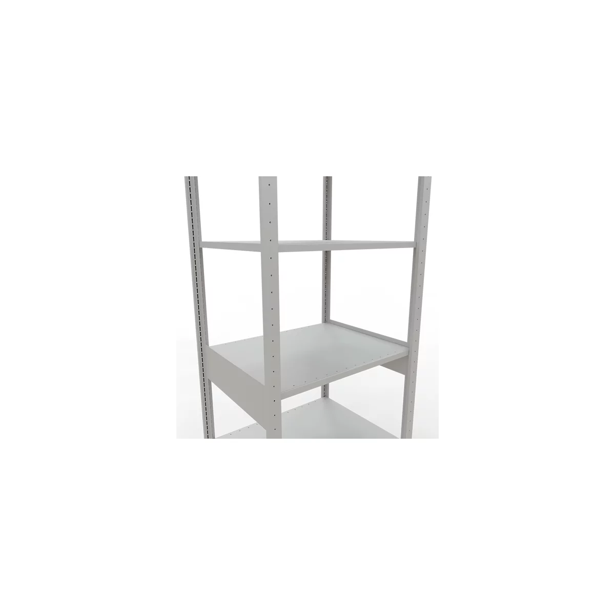 SCHULTE Lagertechnik - Stecks.Grundr. mit Längenriegel - 2500x 750x600 mm, Typ 150 kg