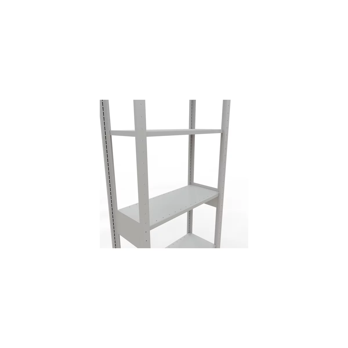 SCHULTE Lagertechnik - Stecks.Grundr. mit Längenriegel - 2500x750x300 mm, Typ 150 kg