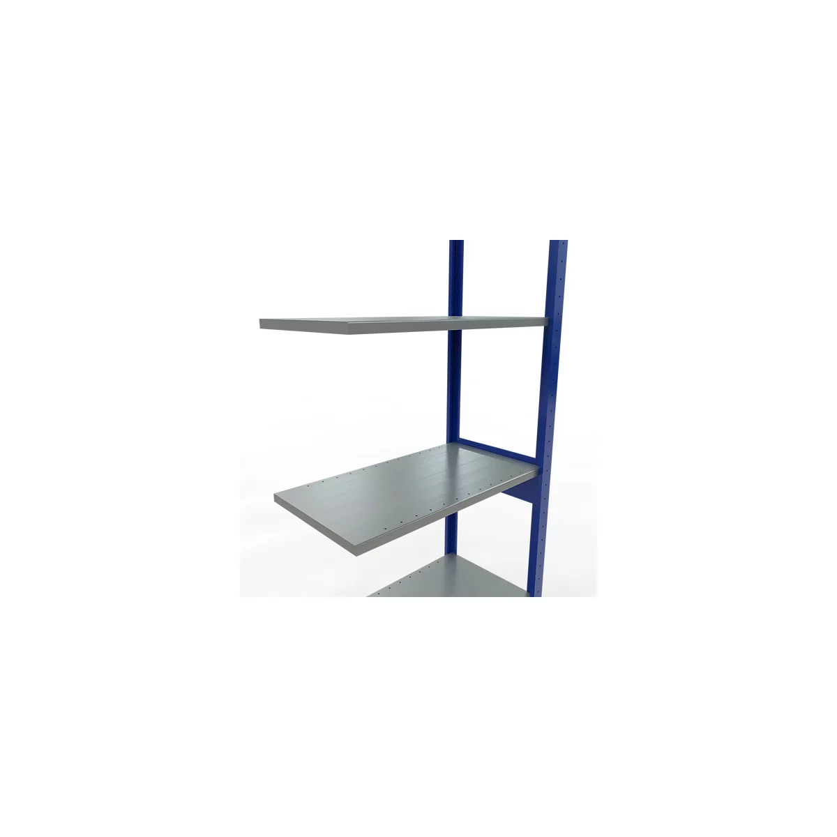 SCHULTE Lagertechnik - Stecksystem Anbauregal - 2500x 750x400 mm, Typ 150 kg