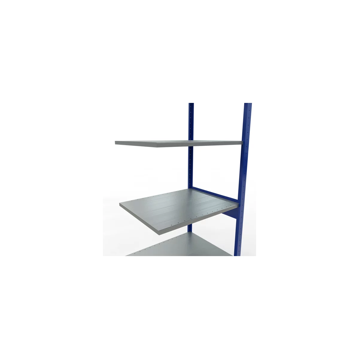 SCHULTE Lagertechnik - Stecksystem Anbauregal - 2500x 750x600 mm, Typ 150 kg