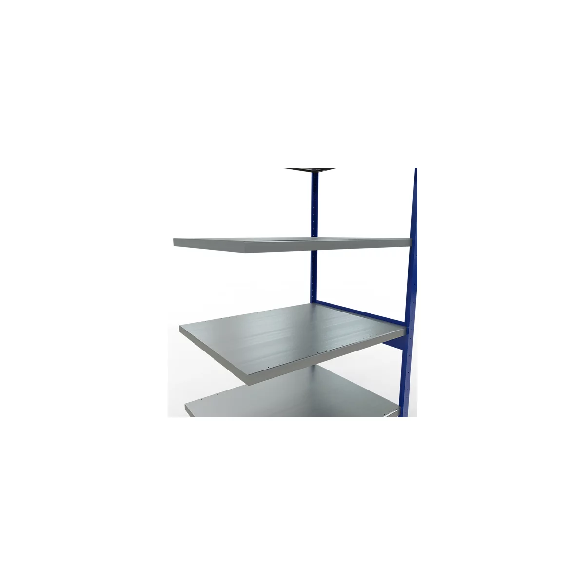 SCHULTE Lagertechnik - Stecksystem Anbauregal - 2500x1000x800 mm, Typ 250 kg