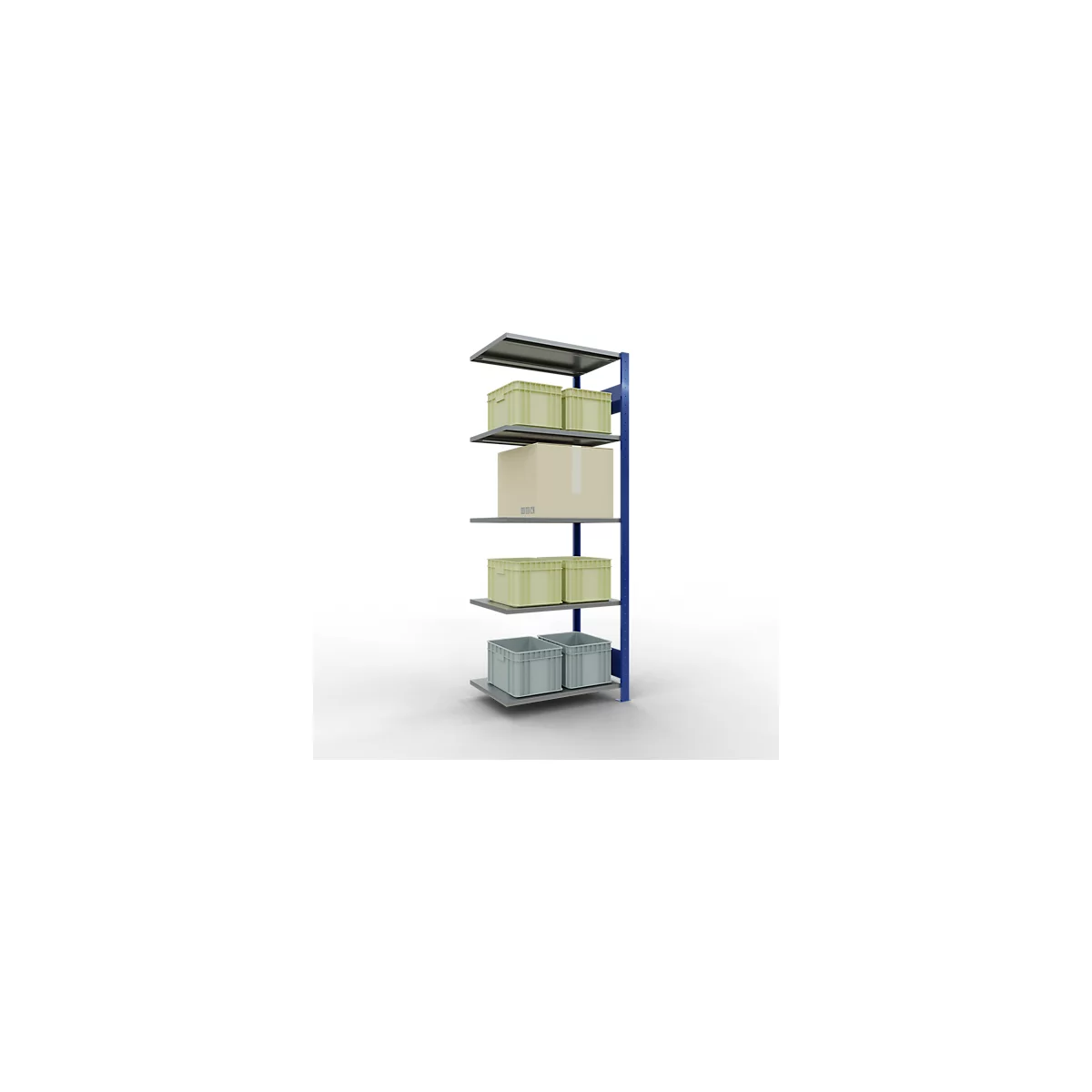 SCHULTE Lagertechnik - Système de rayonnage emboîtable - 2000x 750x500 mm, type 150 kg