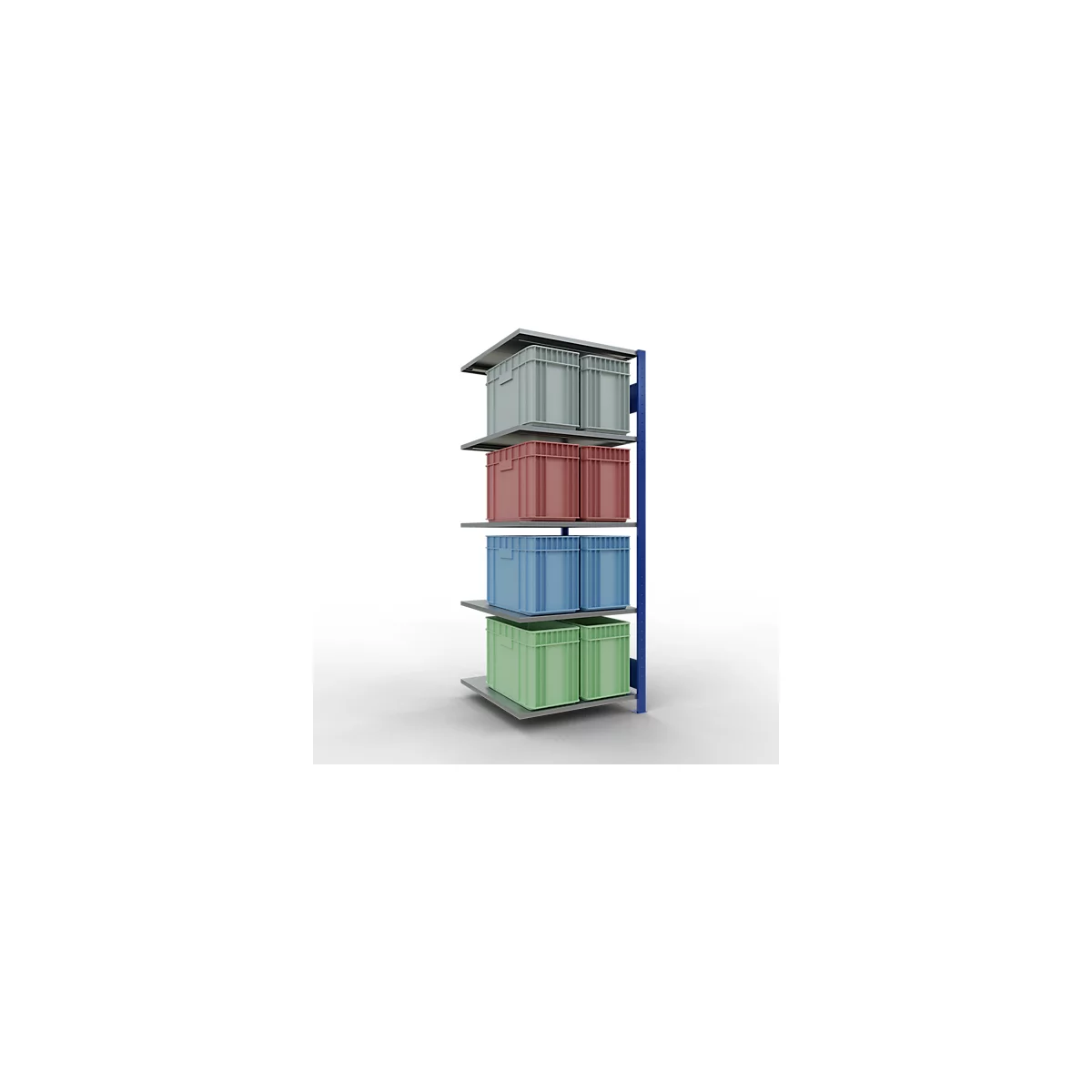 SCHULTE Lagertechnik - Système de rayonnage emboîtable - 2000x 750x800 mm, type 150 kg