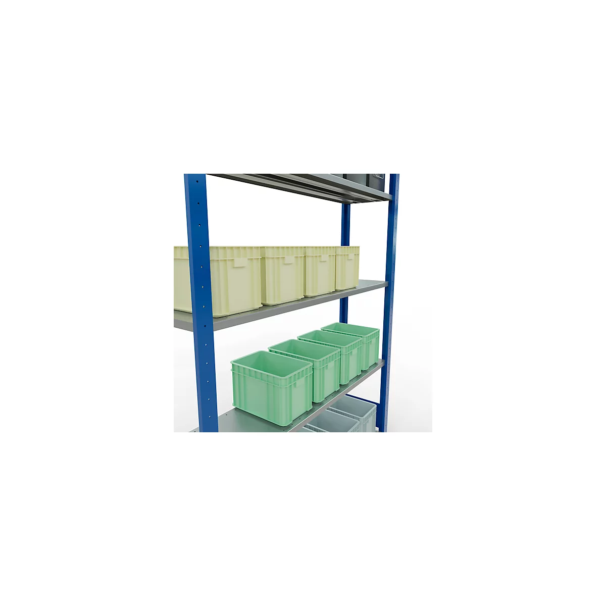 SCHULTE Lagertechnik - Système de rayonnage emboîtable - 2000x1300x300 mm, type 150 kg