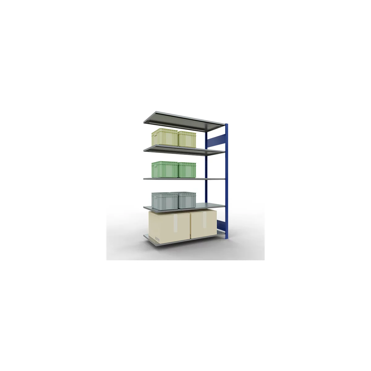SCHULTE Lagertechnik - Système de rayonnage emboîtable - 2000x1300x600 mm, type 150 kg