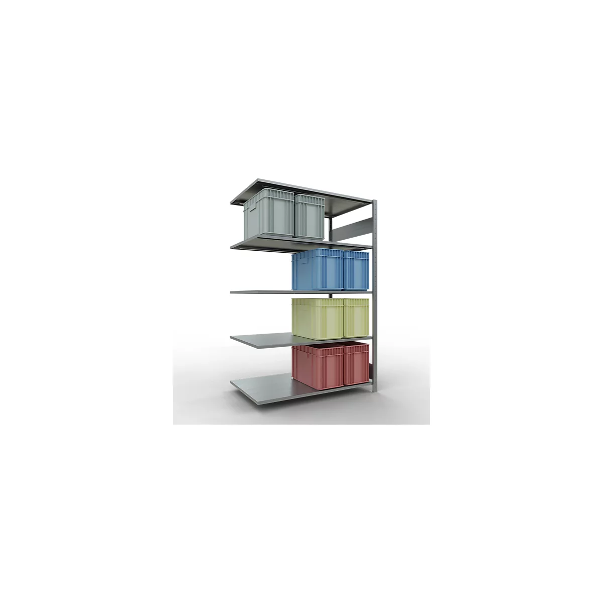 SCHULTE Lagertechnik - Système de rayonnage emboîtable - 2000x1300x800 mm, type 150 kg