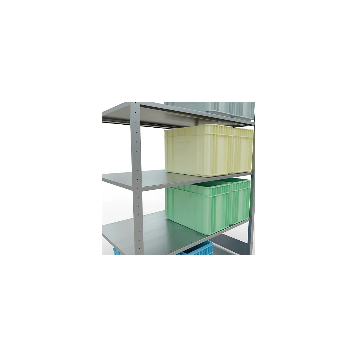 SCHULTE Lagertechnik - Système de rayonnage emboîtable - 2000x1300x800 mm, type 150 kg