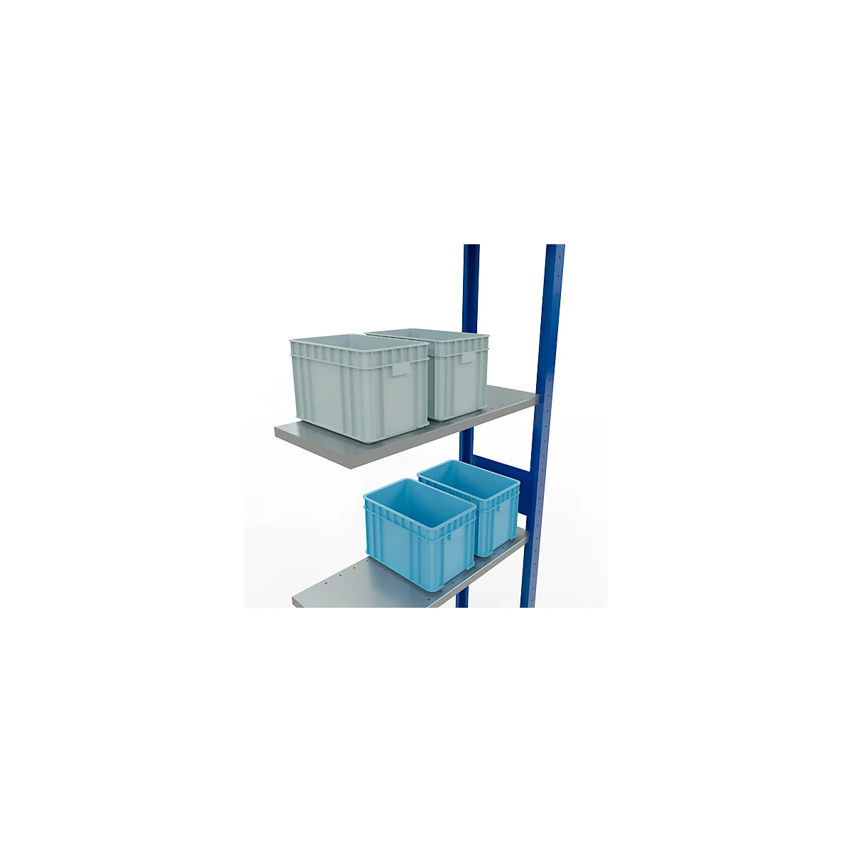 SCHULTE Lagertechnik - Système de rayonnage emboîtable - 3000x 750x300 mm, type 150 kg