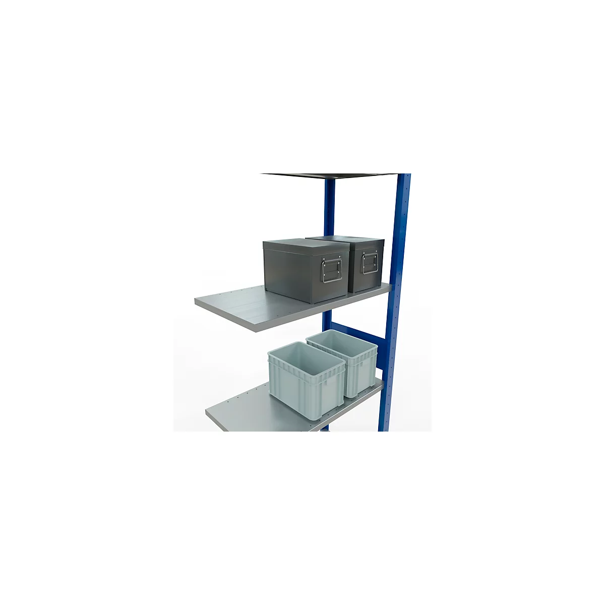SCHULTE Lagertechnik - Système de rayonnage emboîtable - 3000x 750x400 mm, type 150 kg